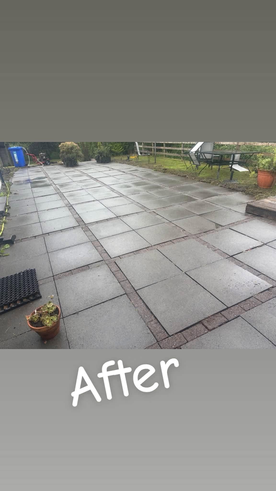 Clean patio